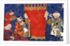 Miniature of "The Birth of Alexander the Great" by Anonymous