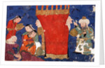 Miniature of "The Birth of Alexander the Great" by Anonymous