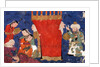 Miniature of "The Birth of Alexander the Great" by Anonymous