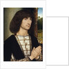 Portrait of a Young Man Praying by Hans Memling