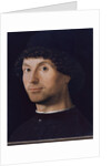 Portrait of a Man by Antonello da Messina