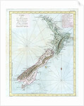 Map of New Zealand by Anonymous