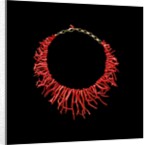 Coral necklace with natural branches of coral by Anonymous