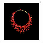 Coral necklace with natural branches of coral by Anonymous
