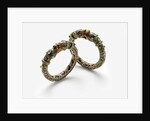 Pair of enamelled Indian Mughal period Kada bracelets by Anonymous