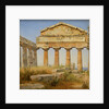 The Temple of Athena, Paestum by Constantin Hansen