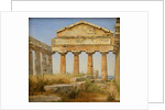 The Temple of Athena, Paestum by Constantin Hansen