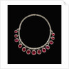 Ruby and Diamond Necklace by Anonymous