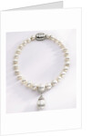 Choker-length pearl necklace by Anonymous