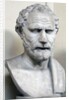 Bust sculpture of Demosthenes by Anonymous