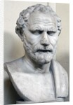 Bust sculpture of Demosthenes by Anonymous