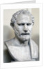 Bust sculpture of Demosthenes by Anonymous