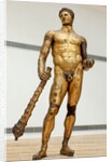 Bronze statue of Hercules by Anonymous