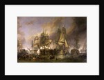 The Battle of Trafalgar by William Clarkson Stanfield