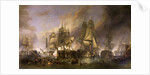 The Battle of Trafalgar by William Clarkson Stanfield