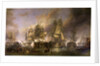 The Battle of Trafalgar by William Clarkson Stanfield