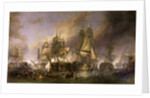 The Battle of Trafalgar by William Clarkson Stanfield