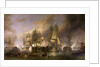 The Battle of Trafalgar by William Clarkson Stanfield