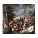 Bacchanal at Andros by Peter Paul Rubens
