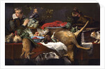 Pantry Scene with Servant by Frans Snyders