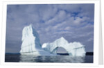 Arched iceberg in Disko Bay in Greenland by Anonymous