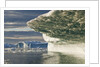 Iceberg melting in Disko Bay in Greenland by Anonymous