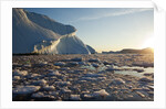 Icebergs in Disko Bay in Greenland by Anonymous