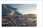 Icebergs in Disko Bay in Greenland by Anonymous