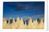 Jagged icebergs in Disko Bay in Greenland by Anonymous
