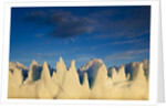 Jagged icebergs in Disko Bay in Greenland by Anonymous