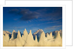 Jagged icebergs in Disko Bay in Greenland by Anonymous