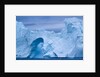 Hole melted in iceberg in Disko Bay in Greenland by Anonymous