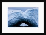 Arched iceberg in Disko Bay in Greenland by Anonymous