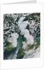 Snow covering most of Great Britain by Anonymous