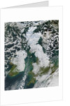 Snow covering most of Great Britain by Anonymous