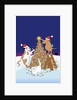 Dogs Decorating a Tree by Anonymous