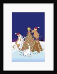 Dogs Decorating a Tree by Anonymous