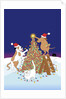 Dogs Decorating a Tree by Anonymous