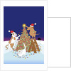 Dogs Decorating a Tree by Anonymous