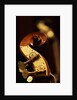 Double bass headstock by Anonymous