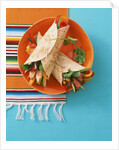 Fajitas (wheat tortillas with meat and chicken filling) by Anonymous