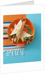 Fajitas (wheat tortillas with meat and chicken filling) by Anonymous