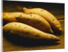 Yams on Wooden Table by Anonymous