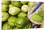 Napoles and Chayote at Market; Oaxaca Mexico by Anonymous