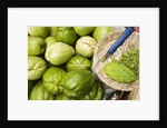 Napoles and Chayote at Market; Oaxaca Mexico by Anonymous