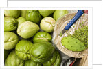 Napoles and Chayote at Market; Oaxaca Mexico by Anonymous