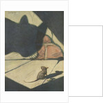 Illustration of cat hunting mouse by Anonymous