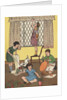 Illustration of children working on household projects by Anonymous