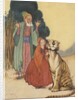 Illustration of man and girl with tiger by Anonymous