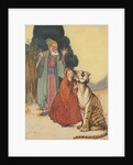 Illustration of man and girl with tiger by Anonymous